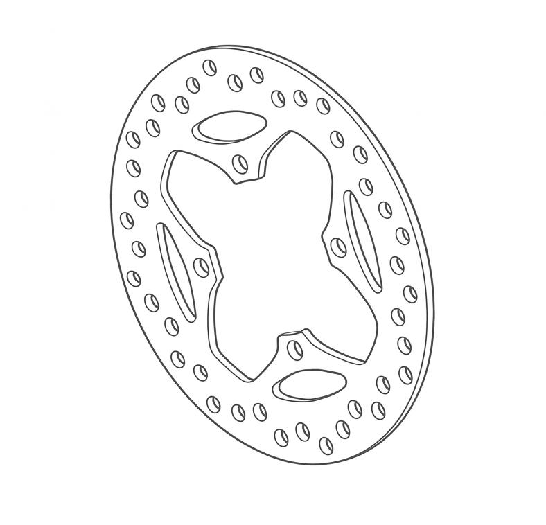 Disque de frein arrière - OEM